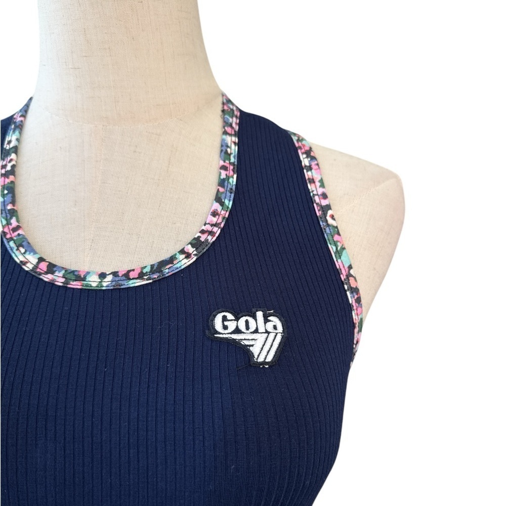 Anthropologie Gola Sun's Out Mini Dress Blue Motif Size Small New With Tags - Picture 6 of 10